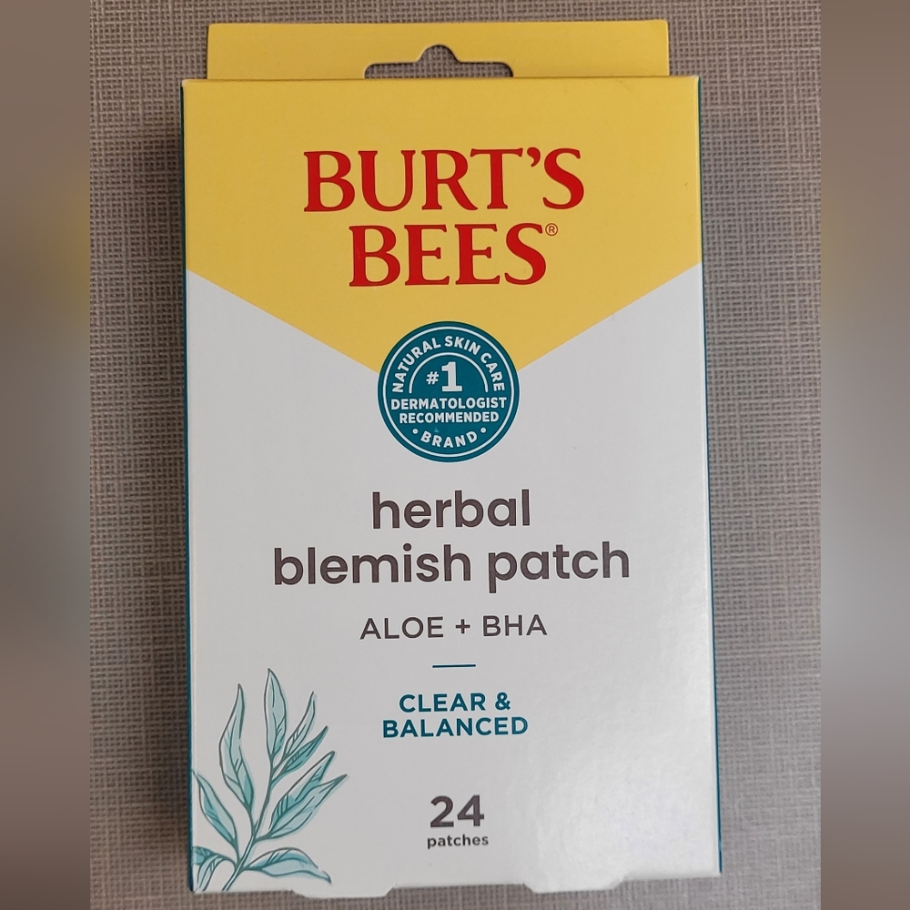 Burt's Bees Yellow Herbal Blemish Patch